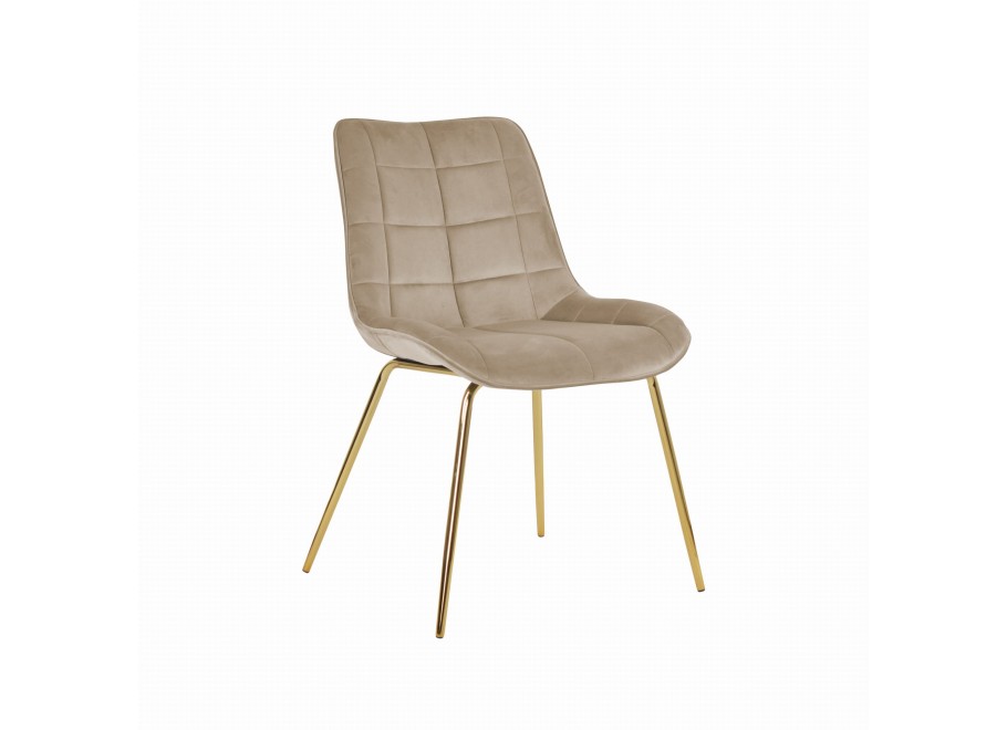 Krzesło nowoczesne złote SOLIA 2