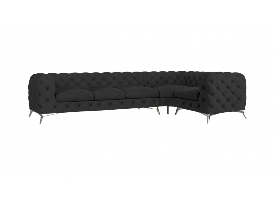 Narożnik pięcioosobowy luksusowy pikowany Chesterfield TEO 3+E+1 6
