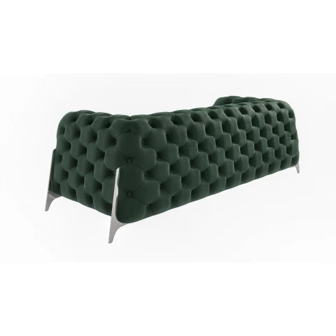 Sofa trzyosobowa pikowana glamour Chesterfield KALIFORNIA 3...