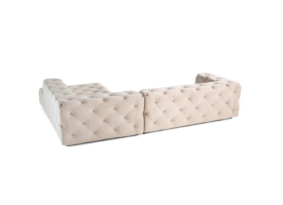 Narożnik pięcioosobowy pikowany glamour BENTLEY 7