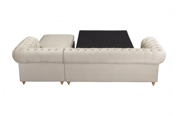 Narożnik pięcioosobowy z funkcją spania FINS - design i funkcjonalnosc w parze