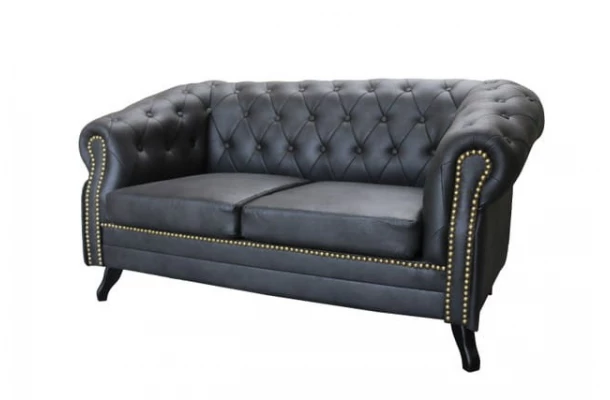 Sofa dwuosobowa pikowana Chesterfield GOWEL - meble