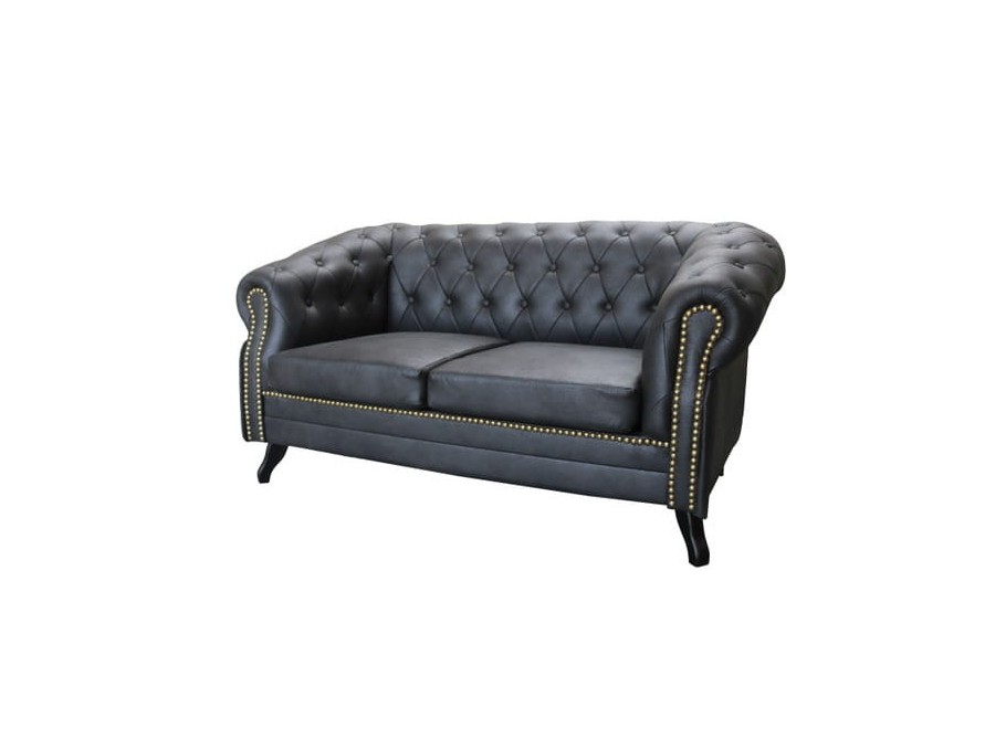 Sofa dwuosobowa pikowana Chesterfield GOWEL 3