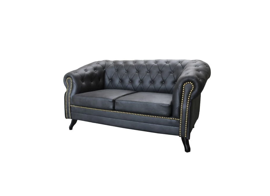 Sofa dwuosobowa pikowana Chesterfield GOWEL