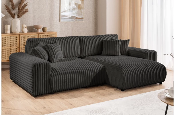 Narożnik czteroosobowy z funkcją spania Nubo - design i funkcjonalnosc w parze