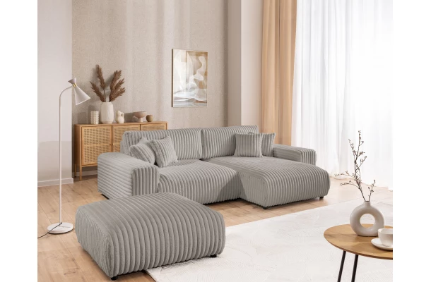 Narożnik czteroosobowy z funkcją spania Nubo - design i funkcjonalnosc w parze