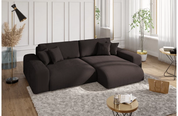Narożnik czteroosobowy z funkcją spania Nubo - design i funkcjonalnosc w parze