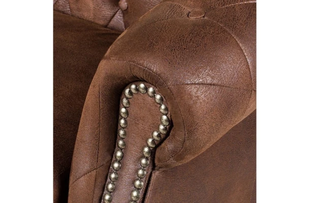 Sofa dwuosobowa pikowana Chesterfield GOWEL - eleganckie