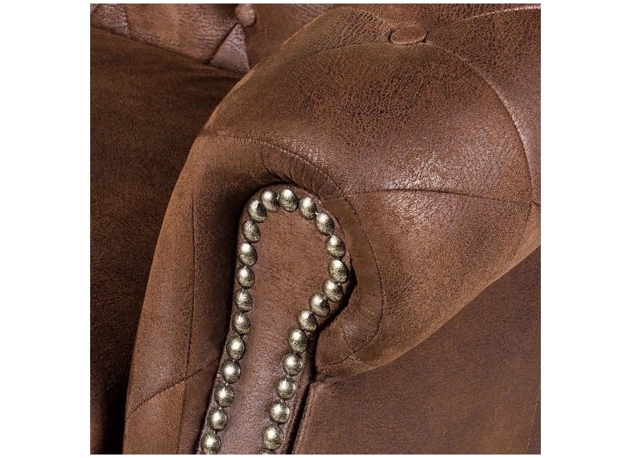 Sofa dwuosobowa pikowana Chesterfield GOWEL