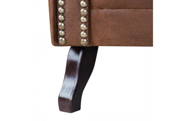 Sofa dwuosobowa pikowana Chesterfield GOWEL - designerskie