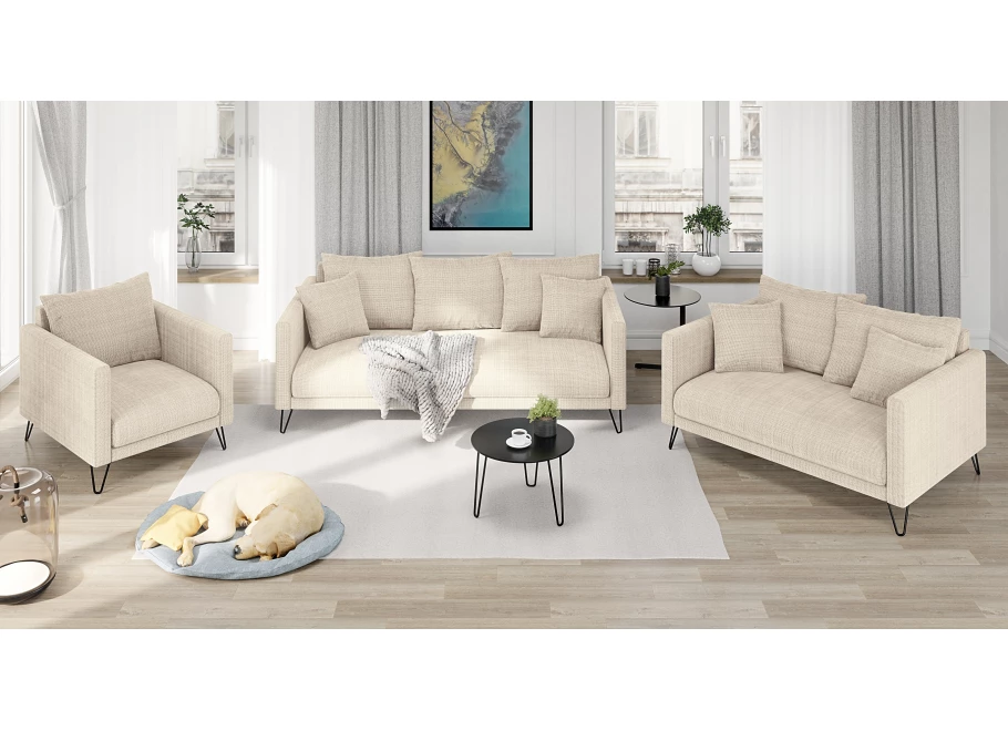 Sofa trzyosobowa nowoczesna Ovi
