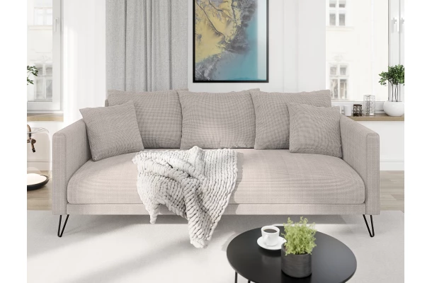 Sofa trzyosobowa nowoczesna Ovi - praktyczne
