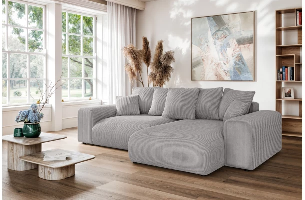 Narożnik czteroosobowy z funkcją spania Cleo - design i funkcjonalnosc w parze