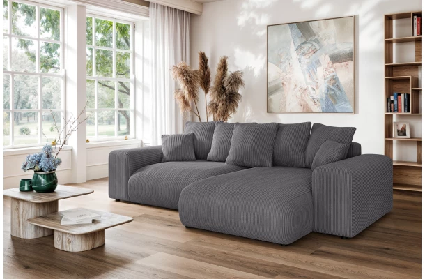 Narożnik czteroosobowy z funkcją spania Cleo - design i funkcjonalnosc w parze