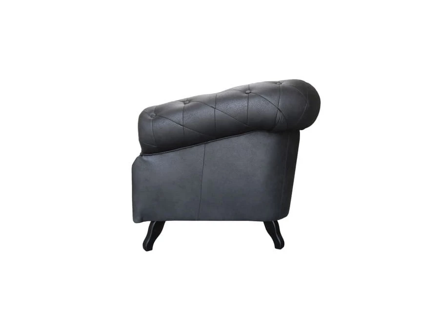 Sofa trzyosobowa pikowana Chesterfield GOWEL