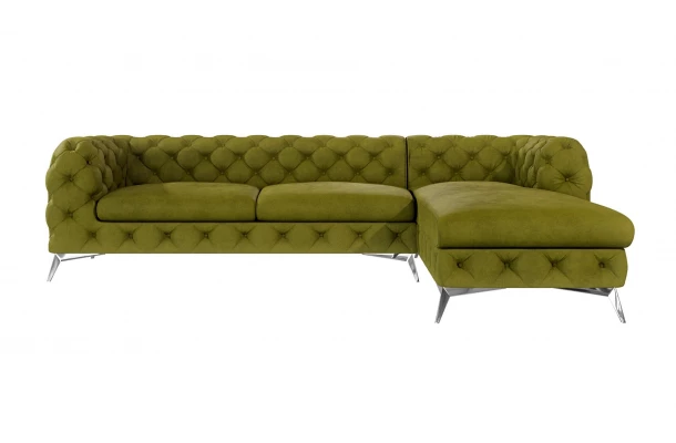 Narożnik pięcioosobowy luksusowy pikowany Chesterfield TEO 2+E+2 - design i funkcjonalnosc w parze