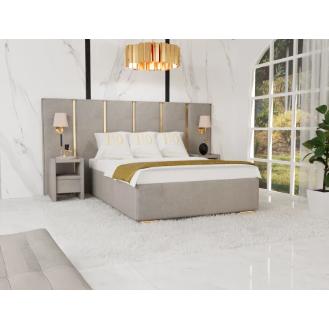 Łóżko tapicerowane GLAM