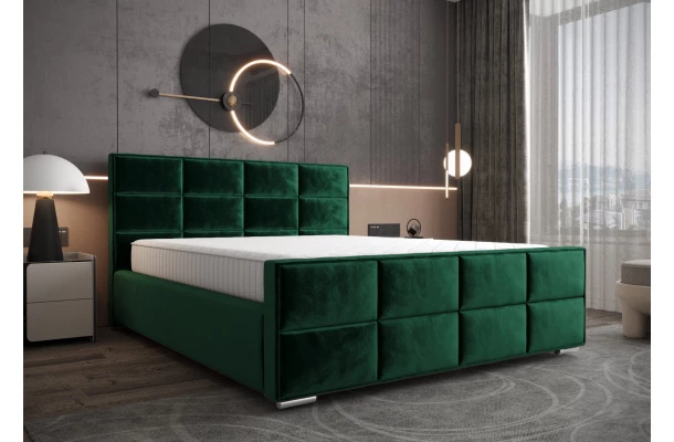 Łóżko tapicerowane glamour ROSS - meble