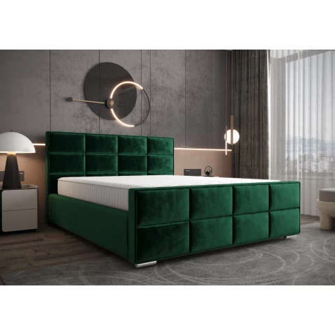 Łóżko tapicerowane glamour ROSS