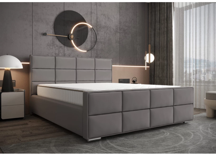 Łóżko tapicerowane glamour ROSS