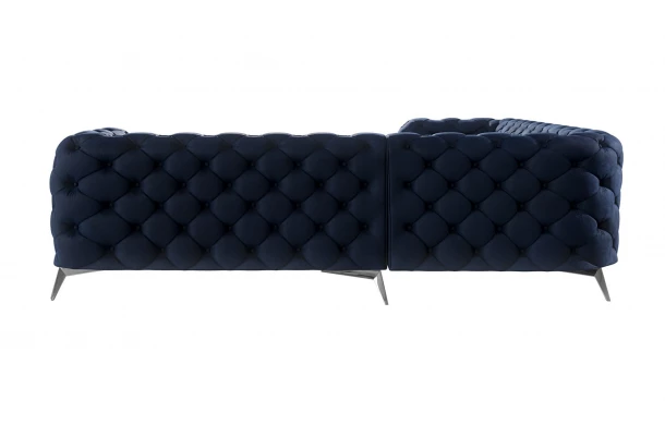 Narożnik pięcioosobowy luksusowy pikowany Chesterfield TEO 2+E+2 - design i funkcjonalnosc w parze