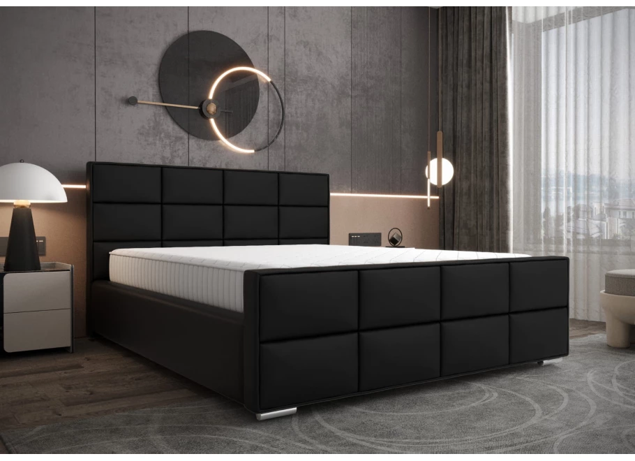Łóżko tapicerowane glamour ROSS