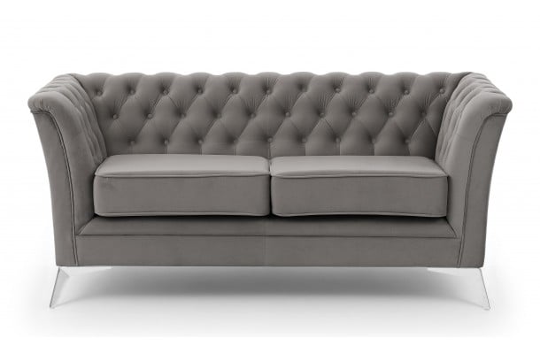 Sofa dwuosobowa pikowana Chesterfield HASSO BIS