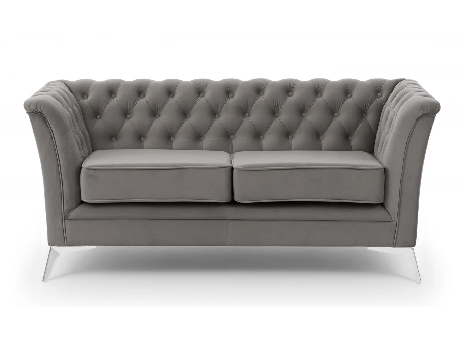 Sofa dwuosobowa pikowana Chesterfield HASSO BIS