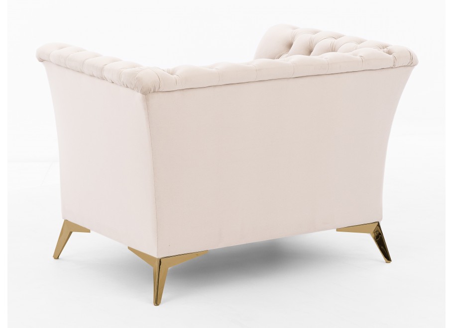 Fotel pikowany chesterfield HASSO BIS 4
