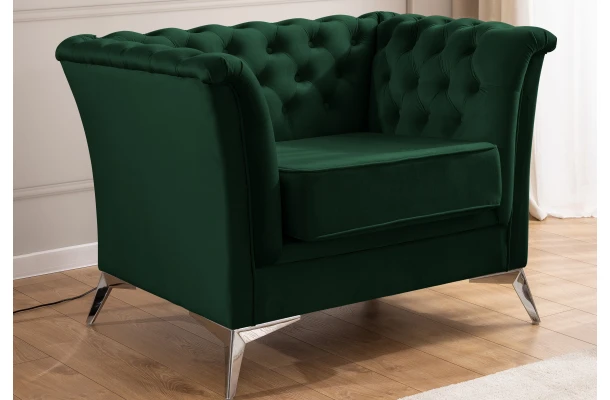 Fotel pikowany chesterfield HASSO BIS - design i funkcjonalnosc w parze