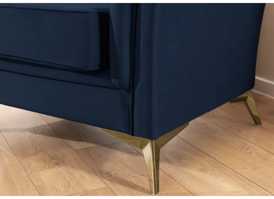 Fotel pikowany chesterfield HASSO BIS
