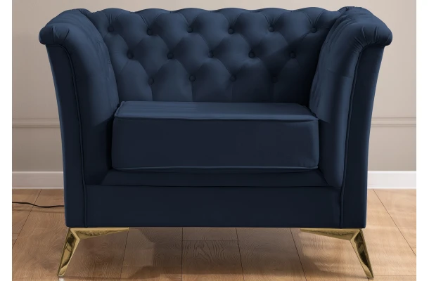 Fotel pikowany chesterfield HASSO BIS - design i funkcjonalnosc w parze