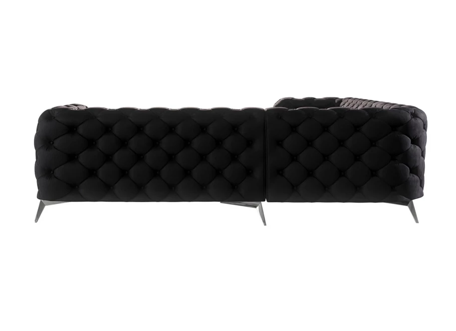 Narożnik pięcioosobowy luksusowy pikowany Chesterfield TEO 2+E+2