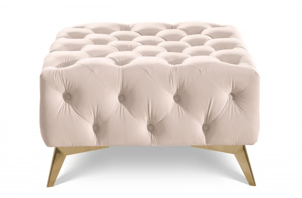 Puf pikowany Chesterfield 80x80 HASSO BIS - design i funkcjonalnosc w parze