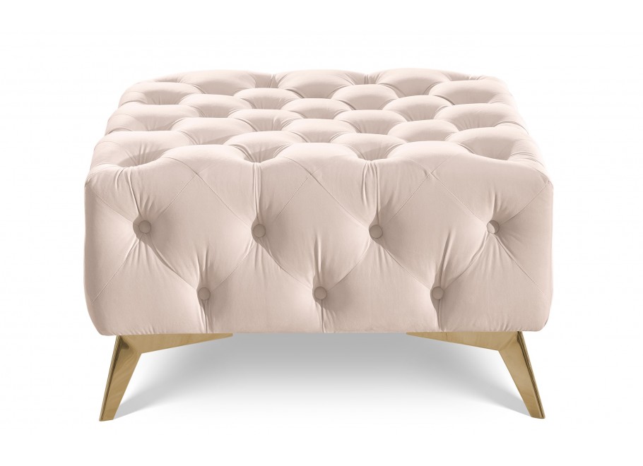 Puf pikowany Chesterfield 80x80 HASSO BIS 4