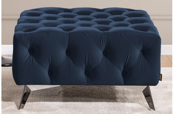 Puf pikowany Chesterfield 80x80 HASSO BIS - design i funkcjonalnosc w parze