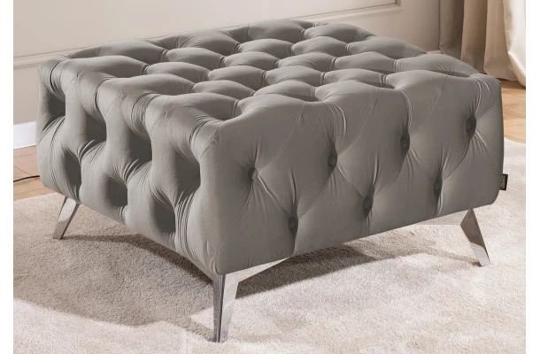 Puf pikowany Chesterfield 80x80 HASSO BIS - design i funkcjonalnosc w parze