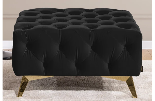 Puf pikowany Chesterfield 80x80 HASSO BIS - design i funkcjonalnosc w parze