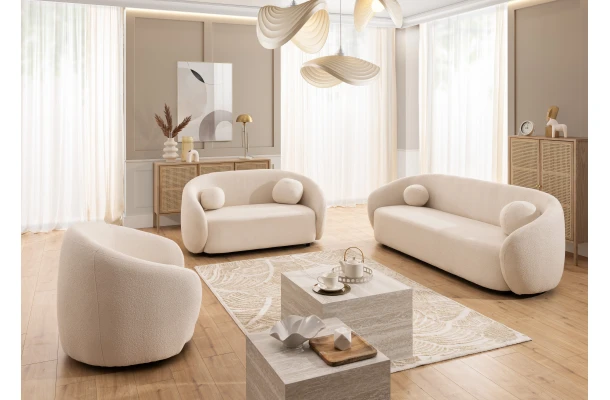 Sofa trzyosobowa nowoczesna Cloudi - funkcjonalne
