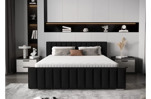 Łóżko tapicerowane glamour OLMO - stylowe