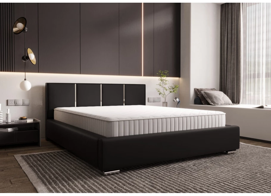 Łóżko tapicerowane glamour KADAR