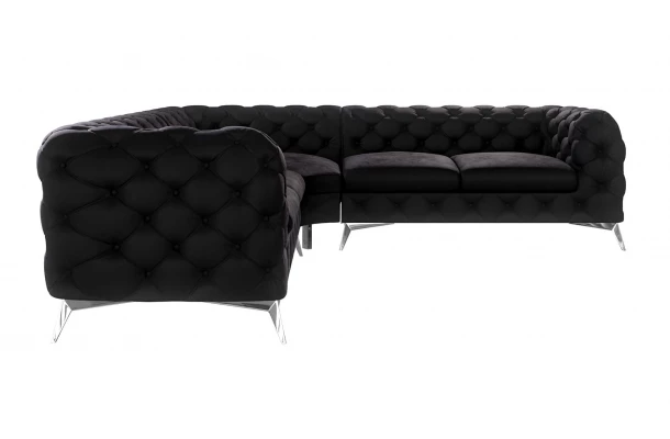 Narożnik pięcioosobowy luksusowy pikowany Chesterfield TEO 2+E+2 - design i funkcjonalnosc w parze