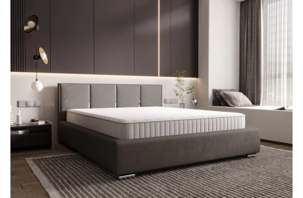 Łóżko tapicerowane glamour KADAR - stylowe