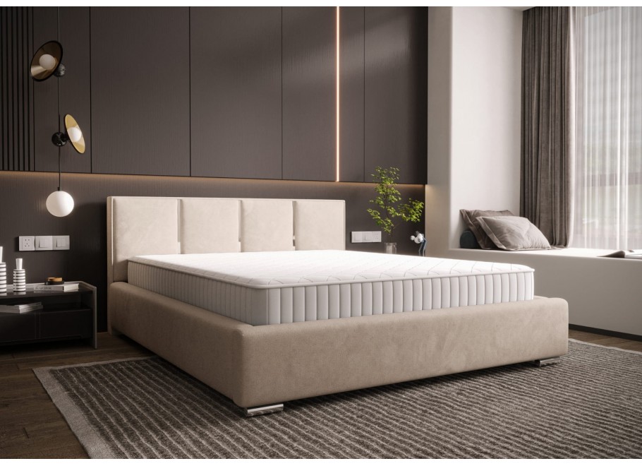 Łóżko tapicerowane glamour KADAR 8