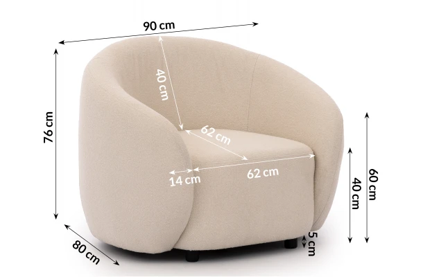 Fotel nowoczesny Cloudi - design i funkcjonalnosc w parze