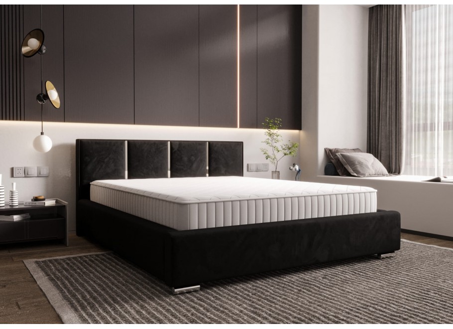 Łóżko tapicerowane glamour KADAR 11