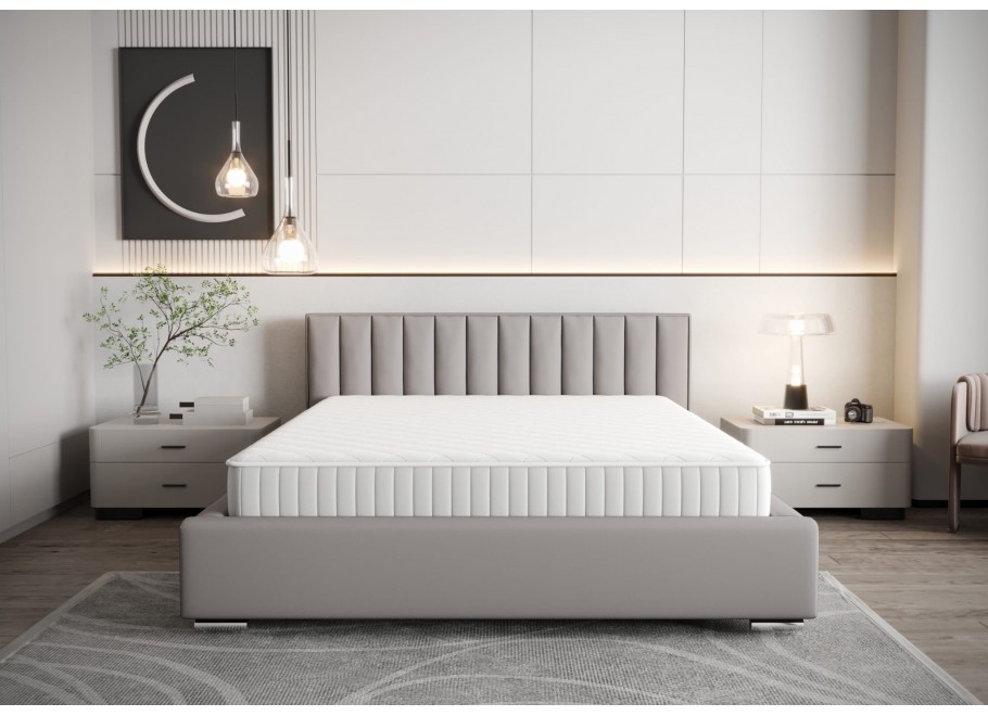 Łóżko tapicerowane glamour SELI 9