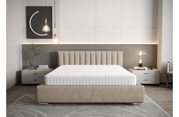 Łóżko tapicerowane glamour SELI - stylowe
