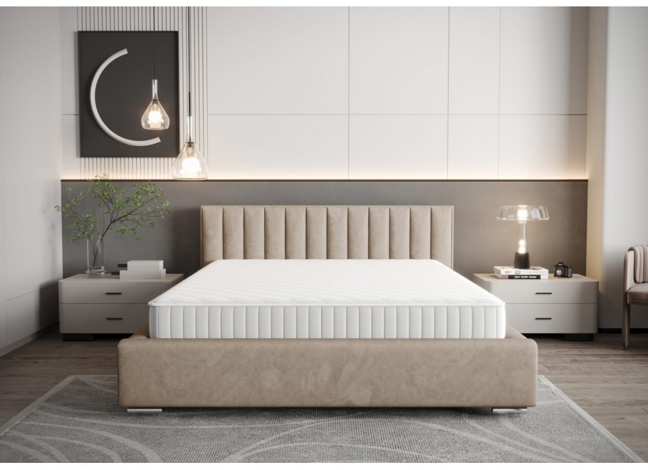 Łóżko tapicerowane glamour SELI 6