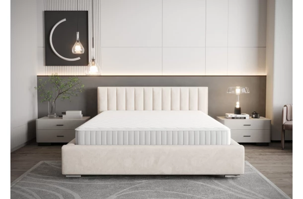 Łóżko tapicerowane glamour SELI - eleganckie